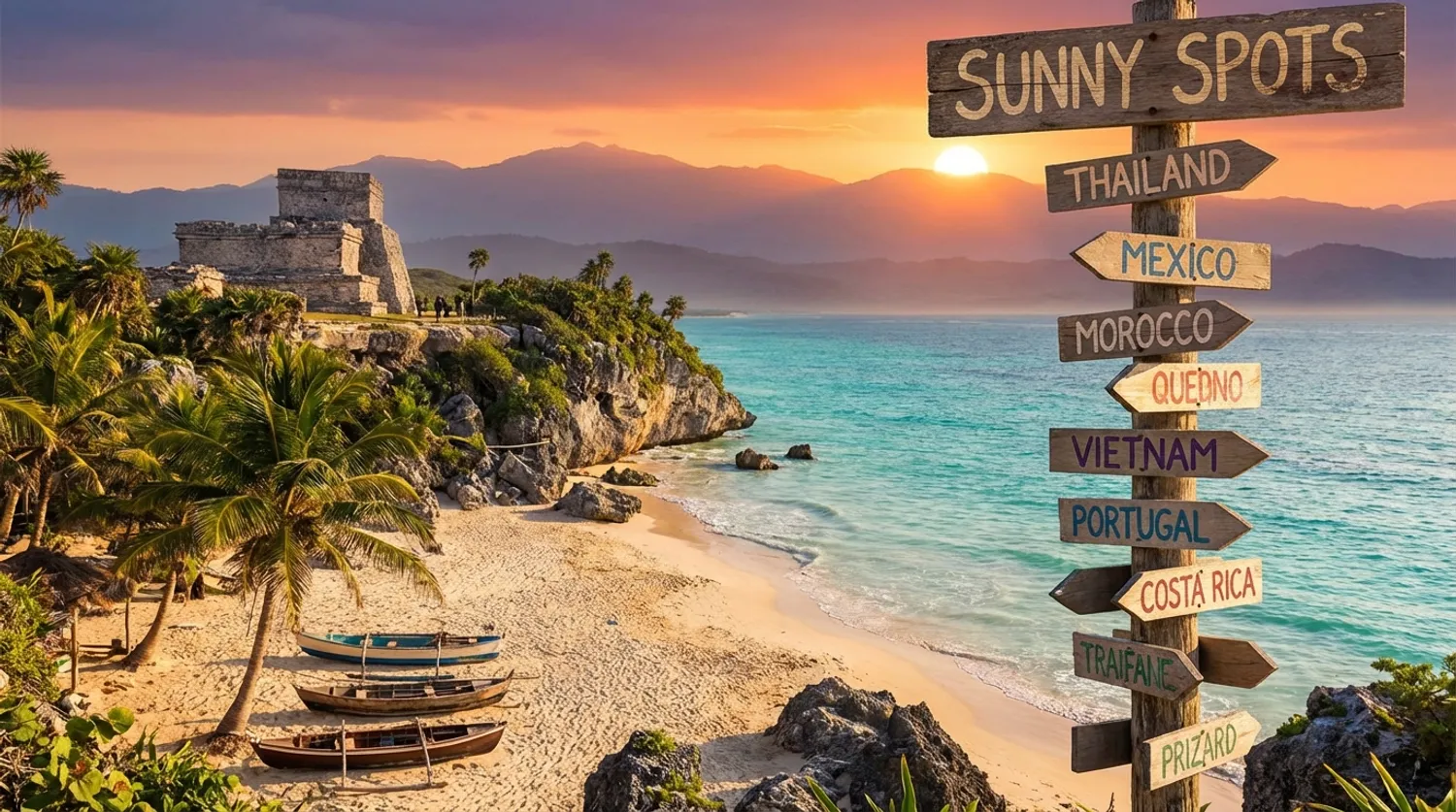 Discover 18 Budget-Friendly Sunny Spots to Visit in December