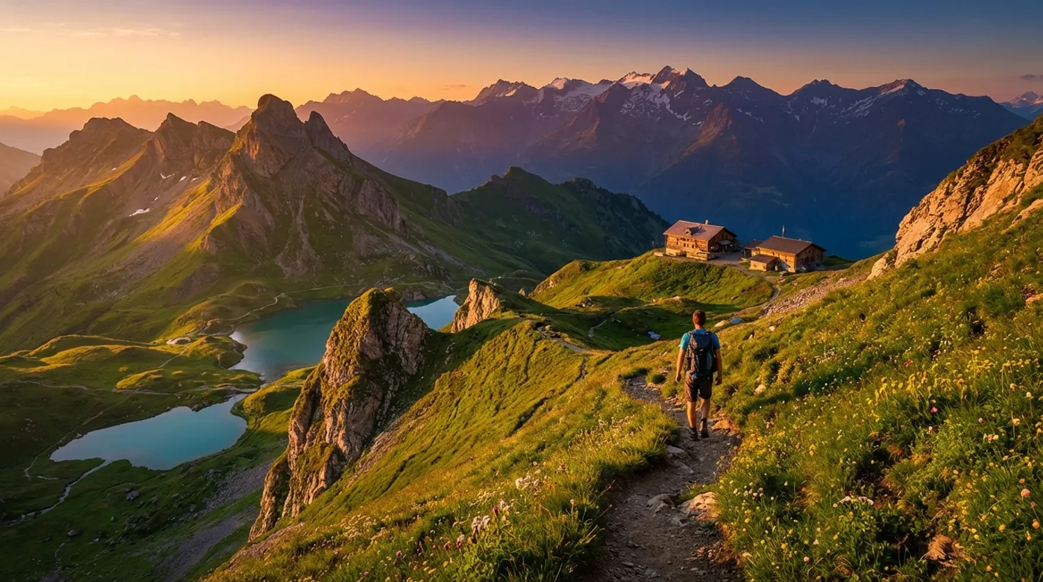 Explore Karl Watson’s Epic Hike Through the Stunning Swiss Alps