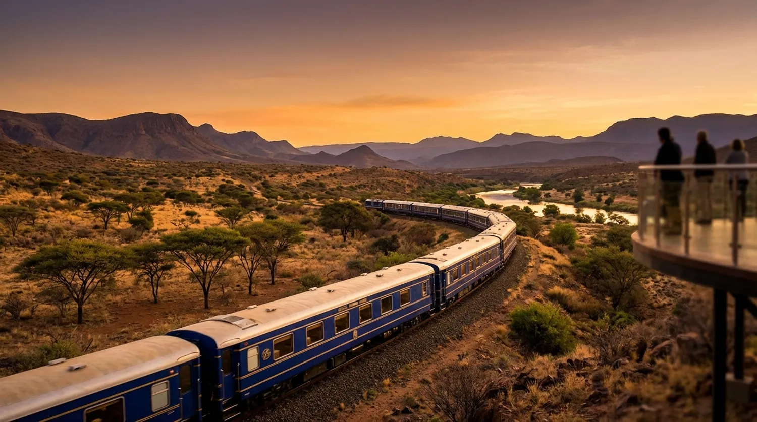 Experience Luxury and Adventure on South Africa's Dazzling Blue Train