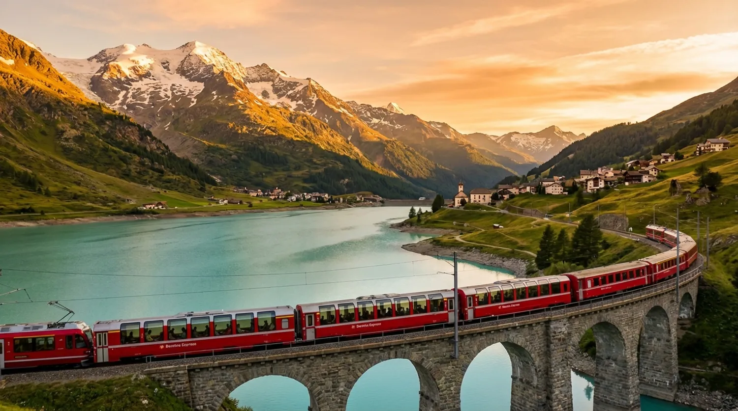 Experience Europe’s Most Scenic Train Ride – From Italy to the Swiss Alps